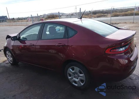 2015 Dodge Dart Se z USA, uszkodzony, nr VIN 1C3CDFAA7FD242320